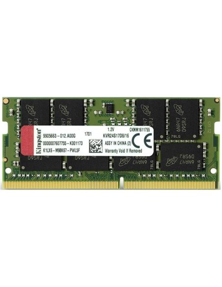 16GB DDR4-2666 SODIMM Kingston ValueRam, PC21300, CL19, 1Rx8, 1.2V