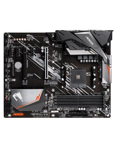 GIGABYTE GA-A520 AORUS Elite, Socket AM4, AMD A520, Dual 4xDDR4-4733, APU AMD graphics, DVI, HDMI, 2xPCIe X16, 4xSATA3, RAID,...