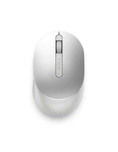 Dell Premier Rechargeable Wireless Mouse MS7421W - Platinum silver, Wireless 2.4 GHz, Bluetooth 5.0, 1600 dpi, Programmable ...