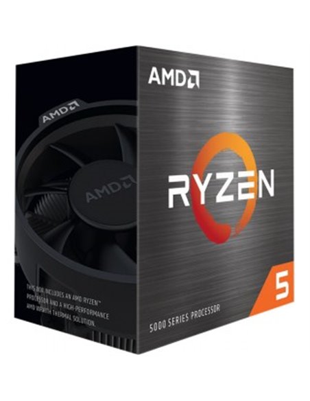 AMD Ryzen™ 5 5600X, Socket AM4, 3.7-4.6GHz (6C/12T), 3MB L2 + 32MB L3 Cache, No Integrated GPU, 7nm 65W, Unlocked, Box (with ...