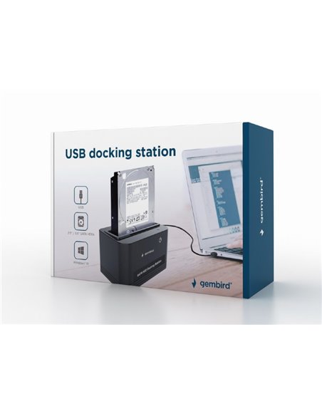 Gembird HD32-U2S-5, USB docking station for 2.5 and 3.5 inch SATA hard drives