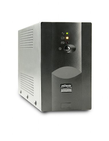 Gembird Power Cube UPS-PC-652A, 650VA / 390W, UPS with AVR, 2x C13 output, without power extension cable