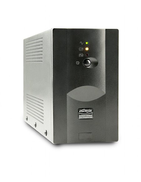 Gembird Power Cube UPS-PC-850AP 850 VA (520 W) line interactive UPS with AVR, Sockets: 1x C14 input, 2x C13 outputs USB-BF c...