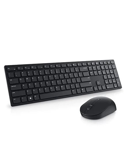 Dell Pro Wireless Keyboard and Mouse - KM5221W - Russian (QWERTY) (RTL BOX), 2.4 GHz, USB Wireless Receiver, Optical Mouse - ...