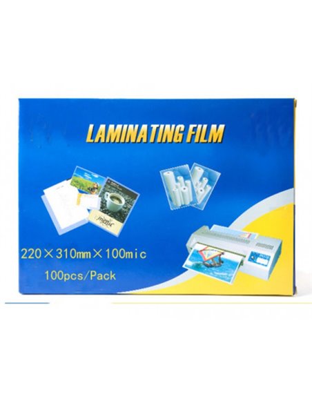 PSPET 007888, A3 Lamination Film 100 microns, 100 sheets, PS.