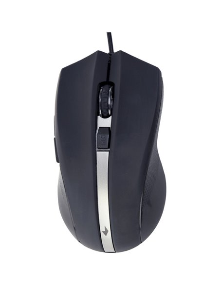 Gembird MUS-GU-02, 6-button G-laser mouse with scroll wheel, 800-2400dpi, USB, Black