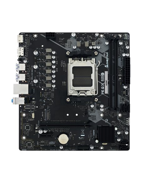Материнская плата BIOSTAR A620MT / AM5 / A620 / DDR5 / mATX