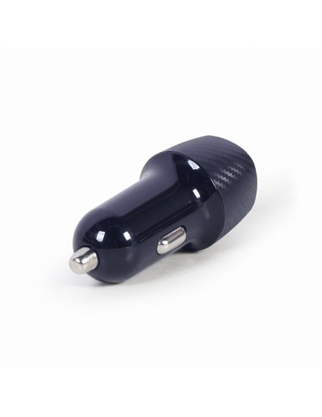 USB Car Charger - TA-U2QC3-CAR-02, 2-port USB car fast charger, Type-C PD, 18 W, black USB Car Charger - TA-U2QC3-CAR-02, 2-port USB car fast charger, Type-C PD, 18 W, black