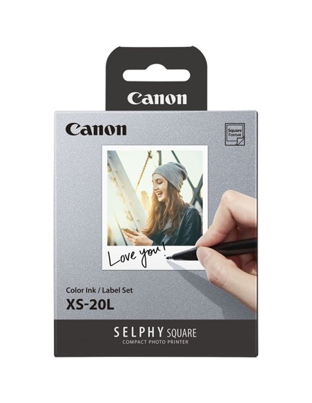 Фотобумага Canon XS-20L EU26 (Photo Paper 72x85 mm (20 Sheets) + Ink Set)