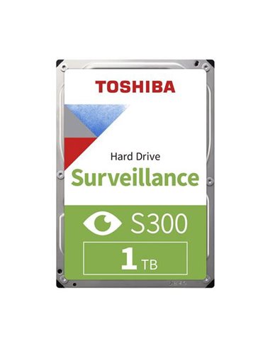 3.5” HDD 1.0TB Toshiba HDWV110UZSVA S300, Surveillance, CMR Drive, 24x7, 5700rpm, 64MB, SATAIII