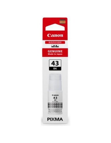 Ink Bottle Canon INK GI-43 BK (4698C001), Black, 60ml for Canon Pixma G640/540, 3700 pages.