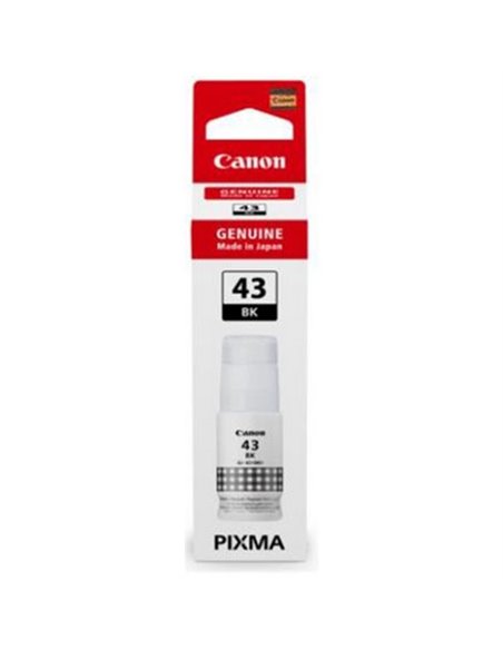 Ink Bottle Canon INK GI-43 BK (4698C001), Black, 60ml for Canon Pixma G640/540, 3700 pages.