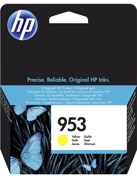 HP 953 (F6U14AE) Yellow Ink Cartridge; (for HP OfficeJet Pro 7720, 7730, 7740, 8710, 8720, 8725, 8728, 8730, 8740, 7740, 8218...