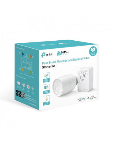 Умный термостатический радиаторный клапан + Hub TP-LINK Kasa KE100 Kit, White