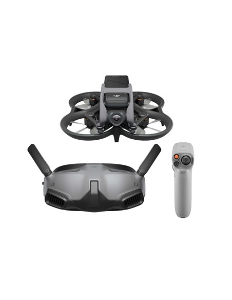 Дрон DJI Avata Explorer Combo Kit (952202) / Autonomy 18min / 48MP, F/2.8, 4K / Gimbal one axis / 97 KM/h / 20GB / DJI Goggle...