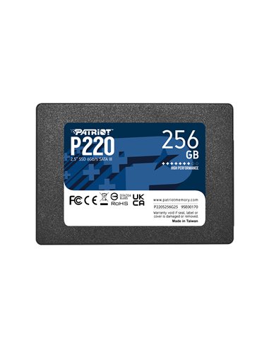 2,5” SSD Patriot P220 256GB