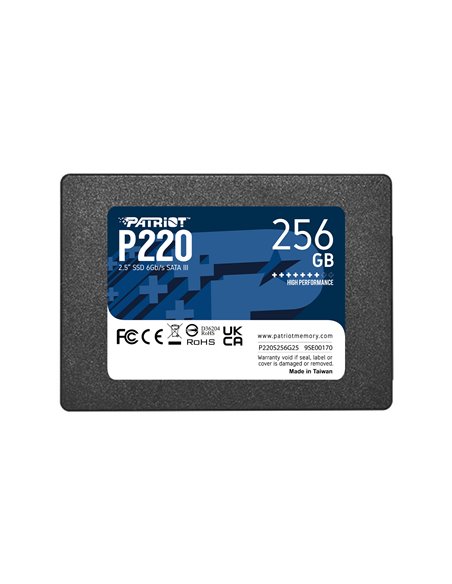 2,5” SSD Patriot P220 256GB