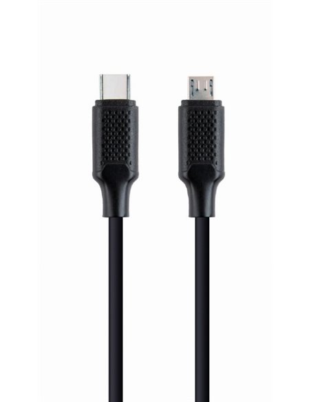 Cable Type-C to micro-USB - 1.5 m - Cablexpert CC-USB2-CMMBM-1.5M, USB Type-C to micro-USB charging & data cable, 1.5 m, Black