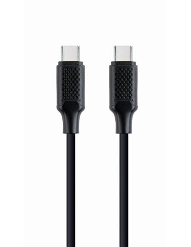 Cable Type-C to Type-C - 1.5 m - Cablexpert CC-USB2-CMCM60-1.5M, 60W Type-C Power Delivery (PD) charging & data cable, 1.5 m,...