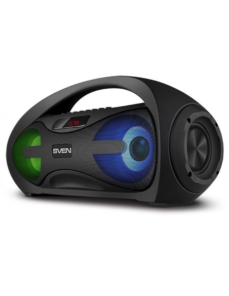 Портативная Колонка SVEN PS-425 Black / 12W / Bluetooth / FM tuner / USB / microSD