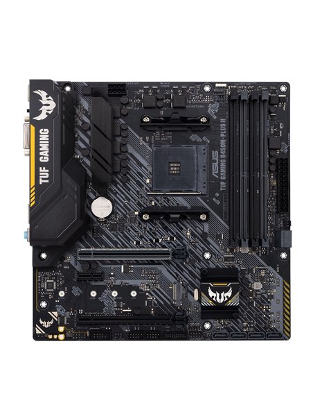 ASUS TUF GAMING B450M-PLUS II, Socket AM4, AMD B450, Dual 4xDDR4-4400, APU AMD graphics, DVI, HDMI, 2xPCIe X16, 6xSATA3, RAID...