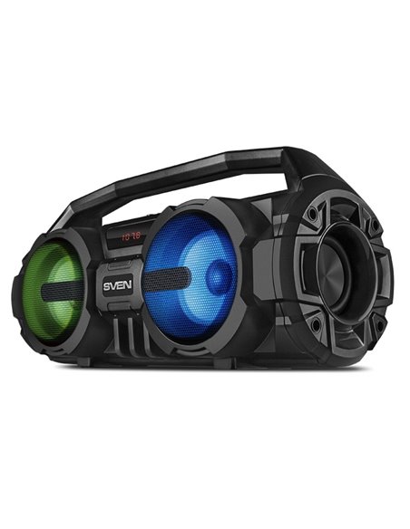Boxa portabila SVEN PS-415 Black / 12W / Bluetooth / FM tuner / USB / microSD Boxa portabila SVEN PS-415 Black / 12W / Bluetooth / FM tuner / USB / microSD