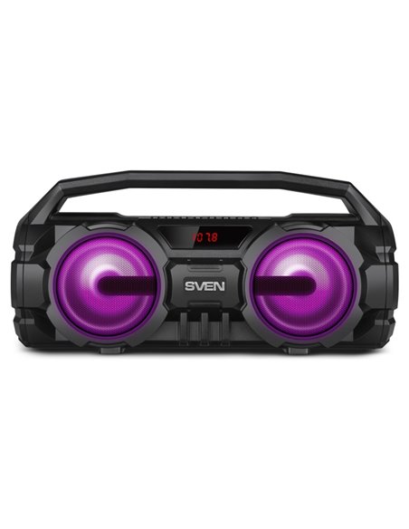 Boxa portabila SVEN PS-415 Black / 12W / Bluetooth / FM tuner / USB / microSD Boxa portabila SVEN PS-415 Black / 12W / Bluetooth / FM tuner / USB / microSD