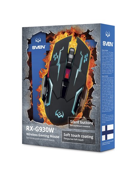 Wireless Gaming Mouse SVEN RX-G930W / 2400dpi / Black