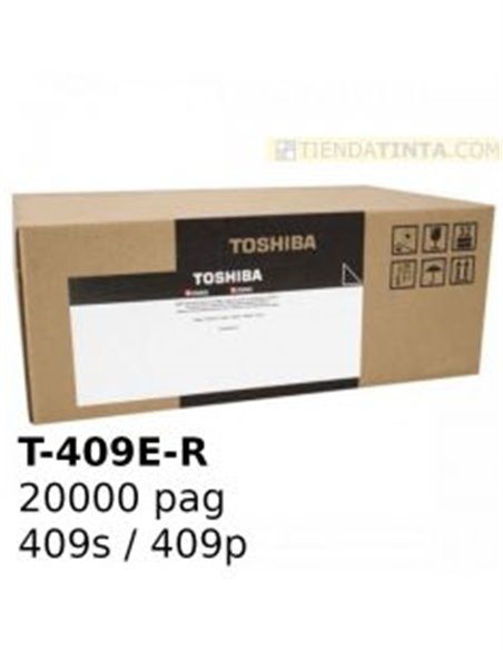 Toner Toshiba T-409E-R (Estimated Yield 20,000 pages 5%) for e-STUDIO 409S