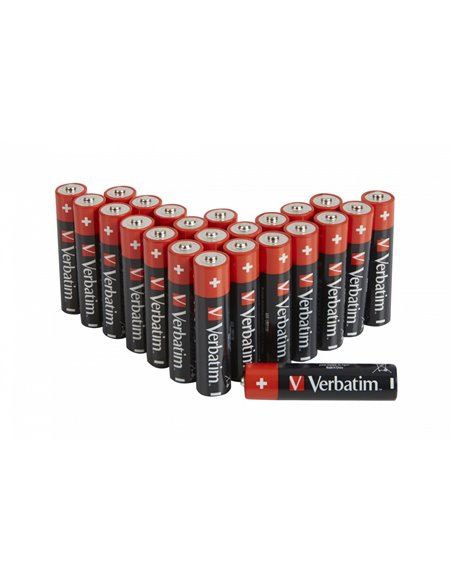 Verbatim Alcaline Battery AAA, 24pcs Pack (Box)