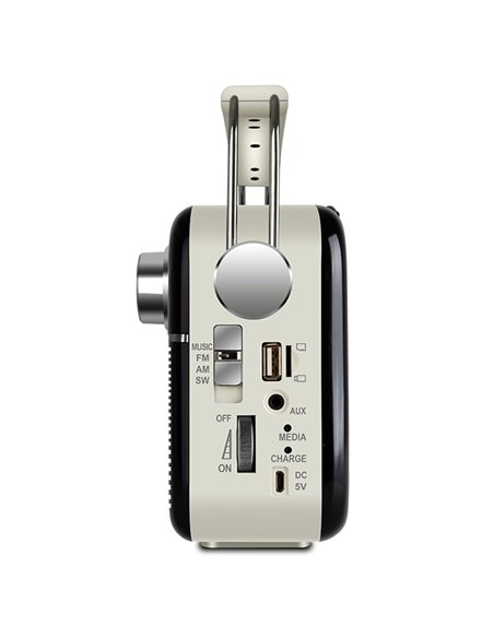 Колонка Портативная SVEN SRP-500, Black / 3W / Bluetooth / FM/AM/SW Radio / USB / microSD