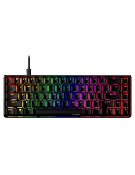 Клавиатура HYPERX Alloy Origins 65 RGB, HyperX Red key switch [4P5D6AX#ACB]