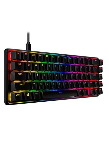 Клавиатура HYPERX Alloy Origins 65 RGB, HyperX Red key switch [4P5D6AX#ACB]