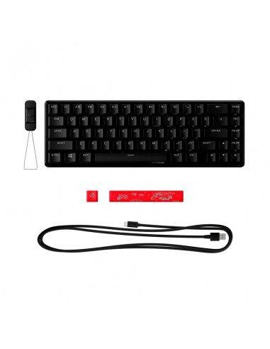 Клавиатура HYPERX Alloy Origins 65 RGB, HyperX Red key switch [4P5D6AX#ACB]