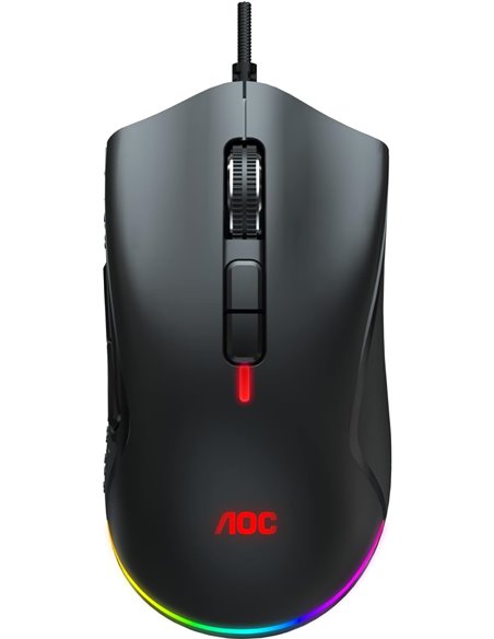 Игровая мышь AOC GM530B, USB, Black