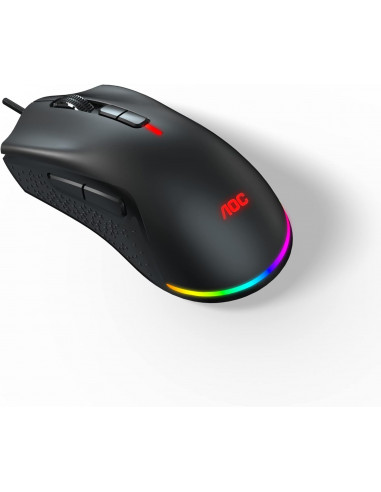 Mouse Gaming AOC GM530B, USB, Black