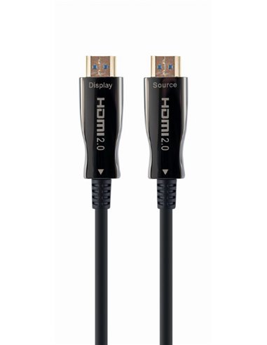 Cablu video Gembird CCBP-HDMI-AOC-10M-02 / Supports 4K UHD resolutions at 60Hz, male-male / 10 m