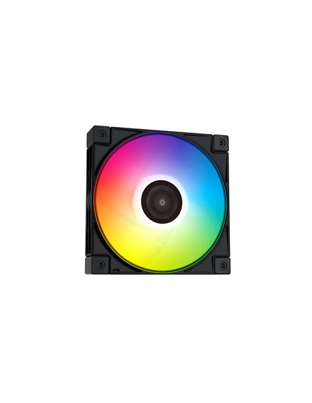120mm Case Fan - DEEPCOOL "FC120B" 1x A-RGB LED fan, 120x120x25 mm, 500~1800 RPM±10%, 61.91 CFM, <28 dB(A), 4-pin PWM, Hydro ...
