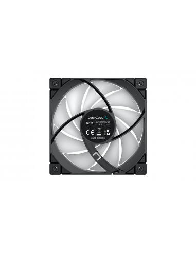 120mm Case Fan - DEEPCOOL "FC120B" 1x A-RGB LED fan, 120x120x25 mm, 500~1800 RPM±10%, 61.91 CFM, <28 dB(A), 4-pin PWM, Hydro ...