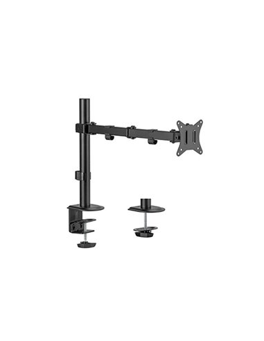 Arm for 1 monitor 17”-32” Gembird MA-D1-01, Adjustable desk display mounting arm (rotate, tilt, swivel), VESA 75/100, up to...