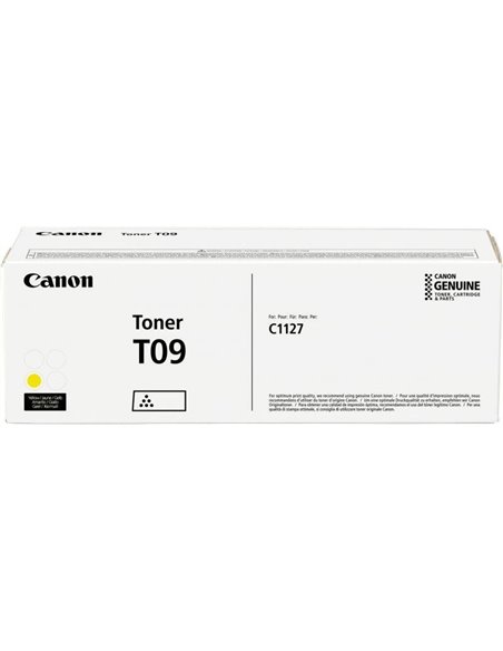 Toner Canon T09 Yellow EMEA, (5900 pages 5%) for Canon i-SENSYS X C1127iF Canon i-SENSYS X C1127i Canon i-SENSYS X C1127P