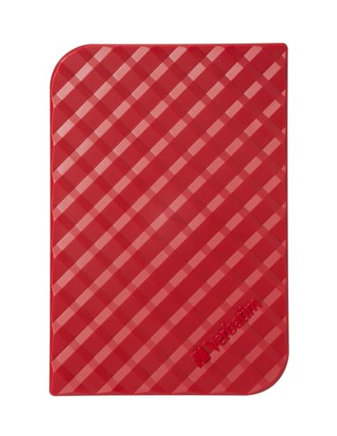 2.5” HDD Extern Verbatim ”Store 'n' Go” / USB3.0 / 1.0TB / Red