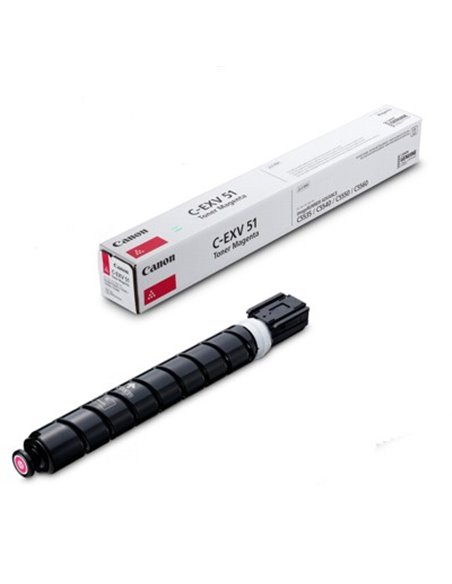 Compatible toner for Canon EXV-51M IR Advance C5535i/C5540i/C5550i/C5560i/DX C5735i/C5740i/C5750i/C5760 Cyan Integral 60K.