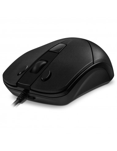 SVEN RX-100, Optical Mouse, Windows OS/ Mac OS, copy/paste buttons, 5+1 (scroll wheel), 1000-4000 dpi, USB, 1.5 m, Black