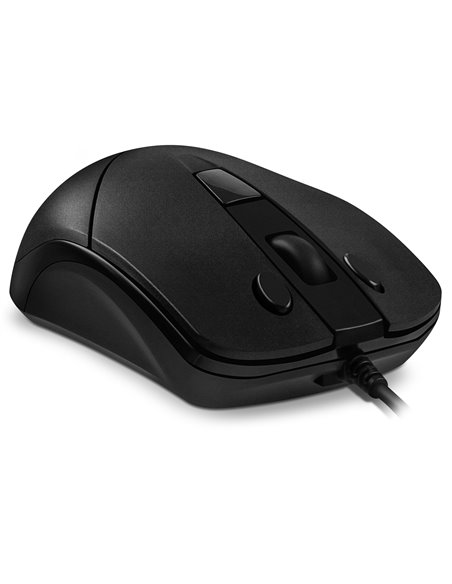 SVEN RX-100, Optical Mouse, Windows OS/ Mac OS, copy/paste buttons, 5+1 (scroll wheel), 1000-4000 dpi, USB, 1.5 m, Black