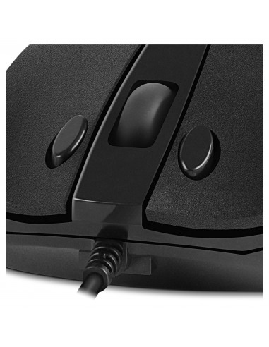 SVEN RX-100, Optical Mouse, Windows OS/ Mac OS, copy/paste buttons, 5+1 (scroll wheel), 1000-4000 dpi, USB, 1.5 m, Black