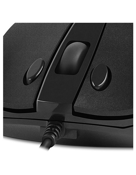 SVEN RX-100, Optical Mouse, Windows OS/ Mac OS, copy/paste buttons, 5+1 (scroll wheel), 1000-4000 dpi, USB, 1.5 m, Black