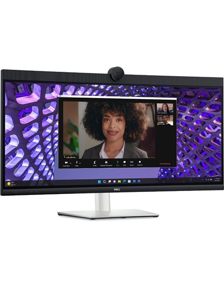 34.1” Monitor pentru videoconferinte DELL P3424WEB / Curved / 21:9 / 4K / Black