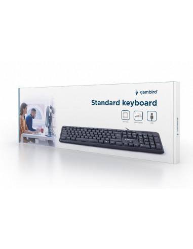 Tastatura Gembird KB-U-103-UA, USB, Black