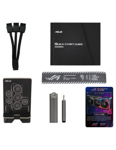 Placa video ASUS ROG STRIX Gaming GeForce RTX 4070 Ti SUPER OC Edition/ 16GB / GDDR6X / 256bit